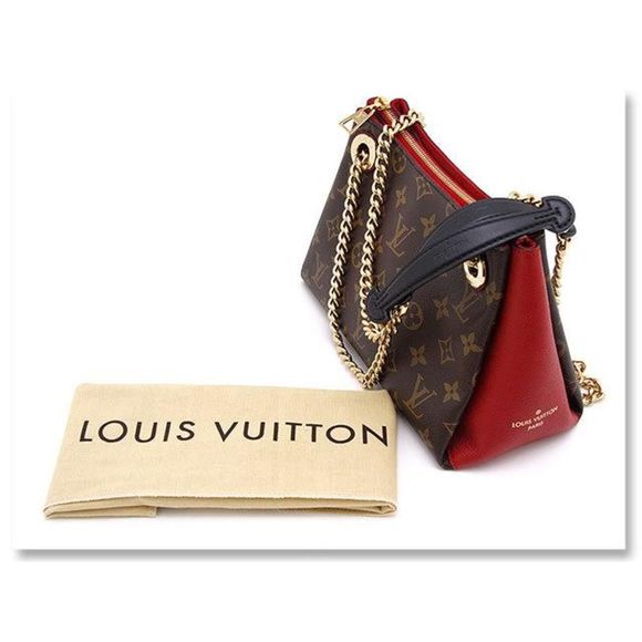 Louis Vuitton Surene BB Chain Shoulder Bag Monogram Cerise Red - Picture 10 of 10